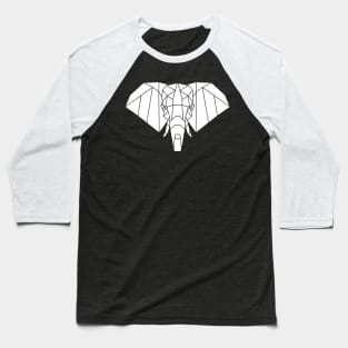 Geometric Elephant Baseball T-Shirt